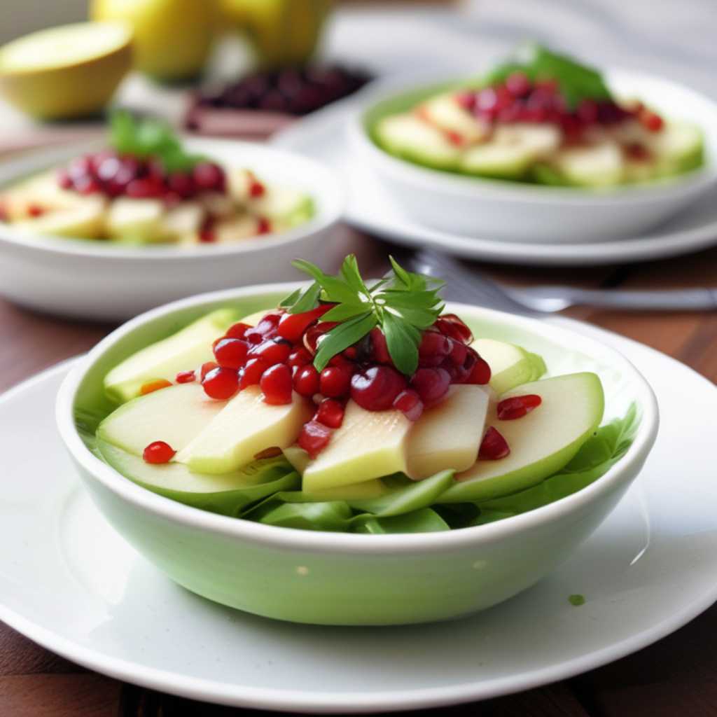What to Serve with Pear Salad with Pomegranate?