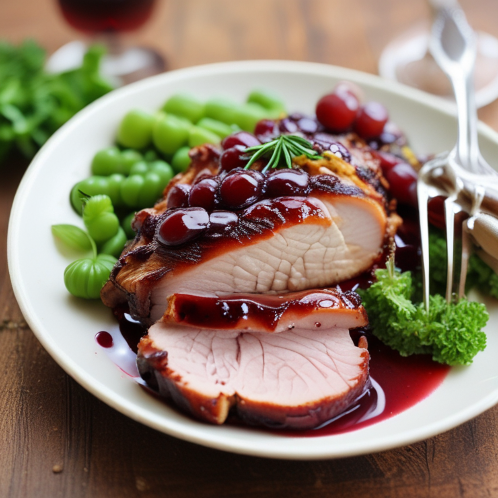 Overview: How To Make Roasted Pork With Red Wine Grape Sauce?