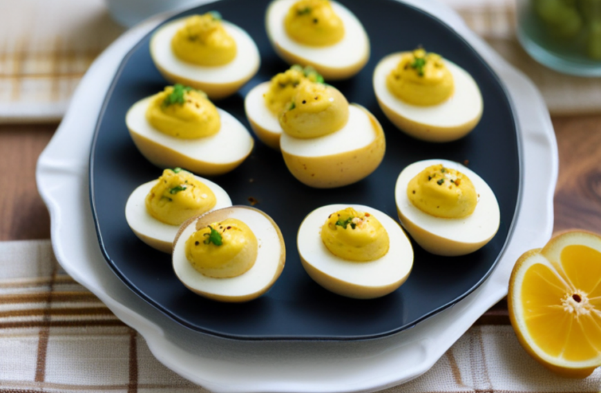 Mustard Pickled Deviled Eggs Recipe (Reviving Old Days)