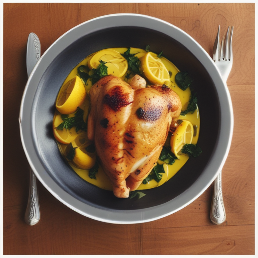 Saffron Lemon Chicken Recipe "Tangy Saffron Bliss"
