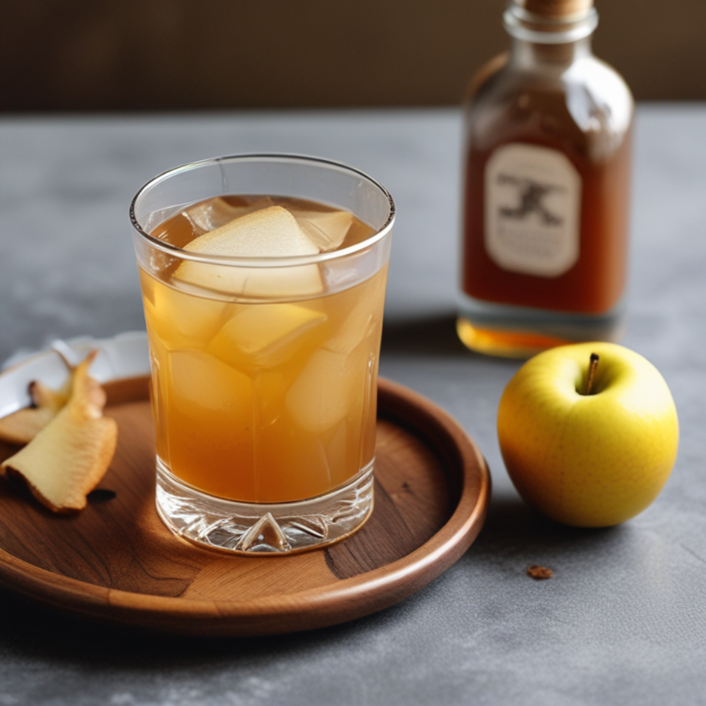 Time for the tips for Spiced Pear Old Fashioned