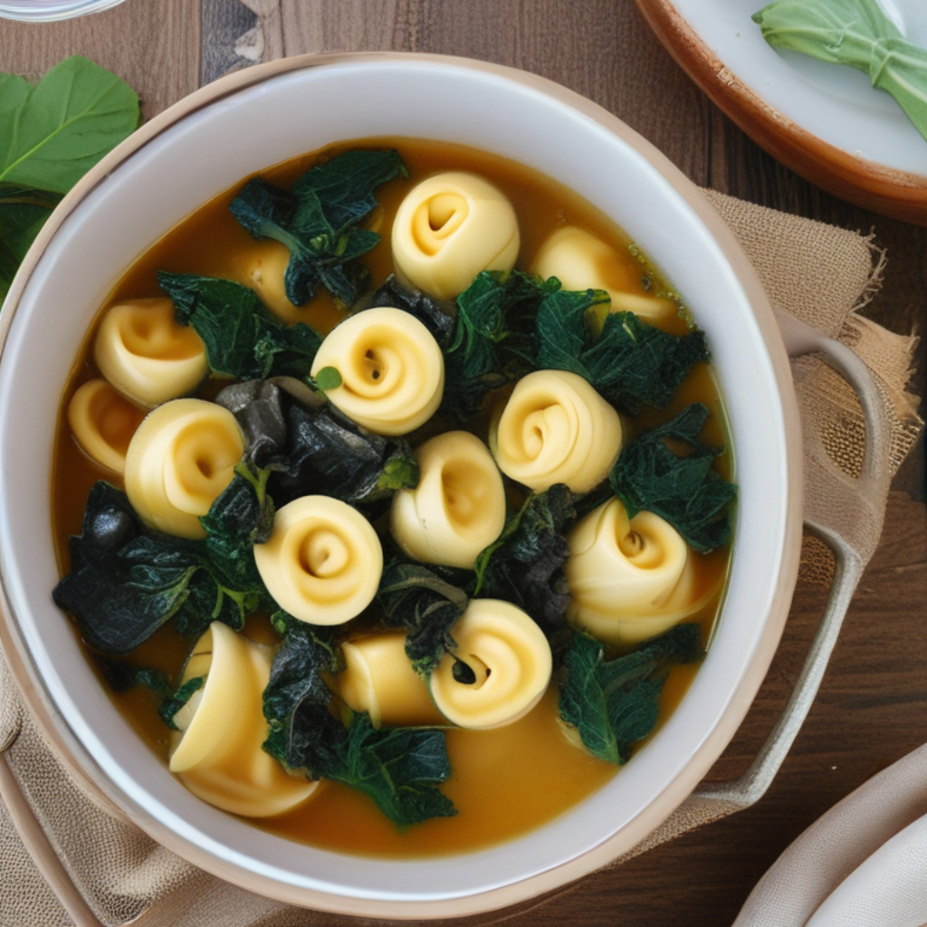 Overview: How To Make Tortellini with Collard Green Brodo?