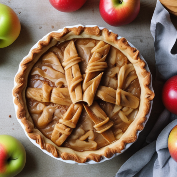 Salted Caramel Apple Pie Recipe "Caramelized Delights"