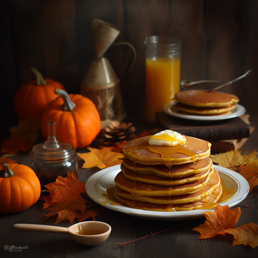 Fluffy Pumpkin Pancakes A Classic Breakfast!
