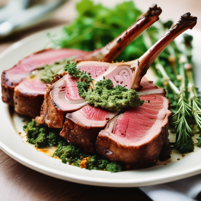 Herb-Crusted Rack of Lamb Recipe A Culinary Masterpiece!