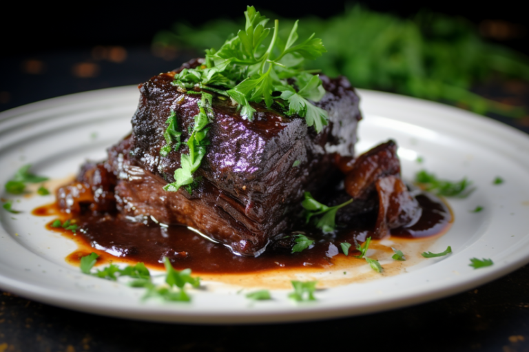 Coffee Ancho Short Ribs Sous Vide