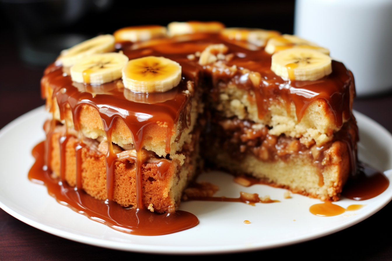 Caramel Banana Cake Recipe