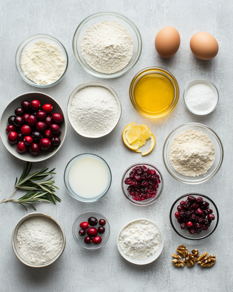 Cranberry Bread Recipe Ingredients