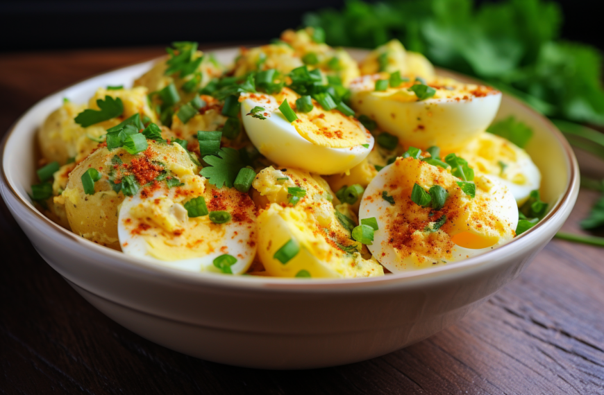 deviled egg potato salad