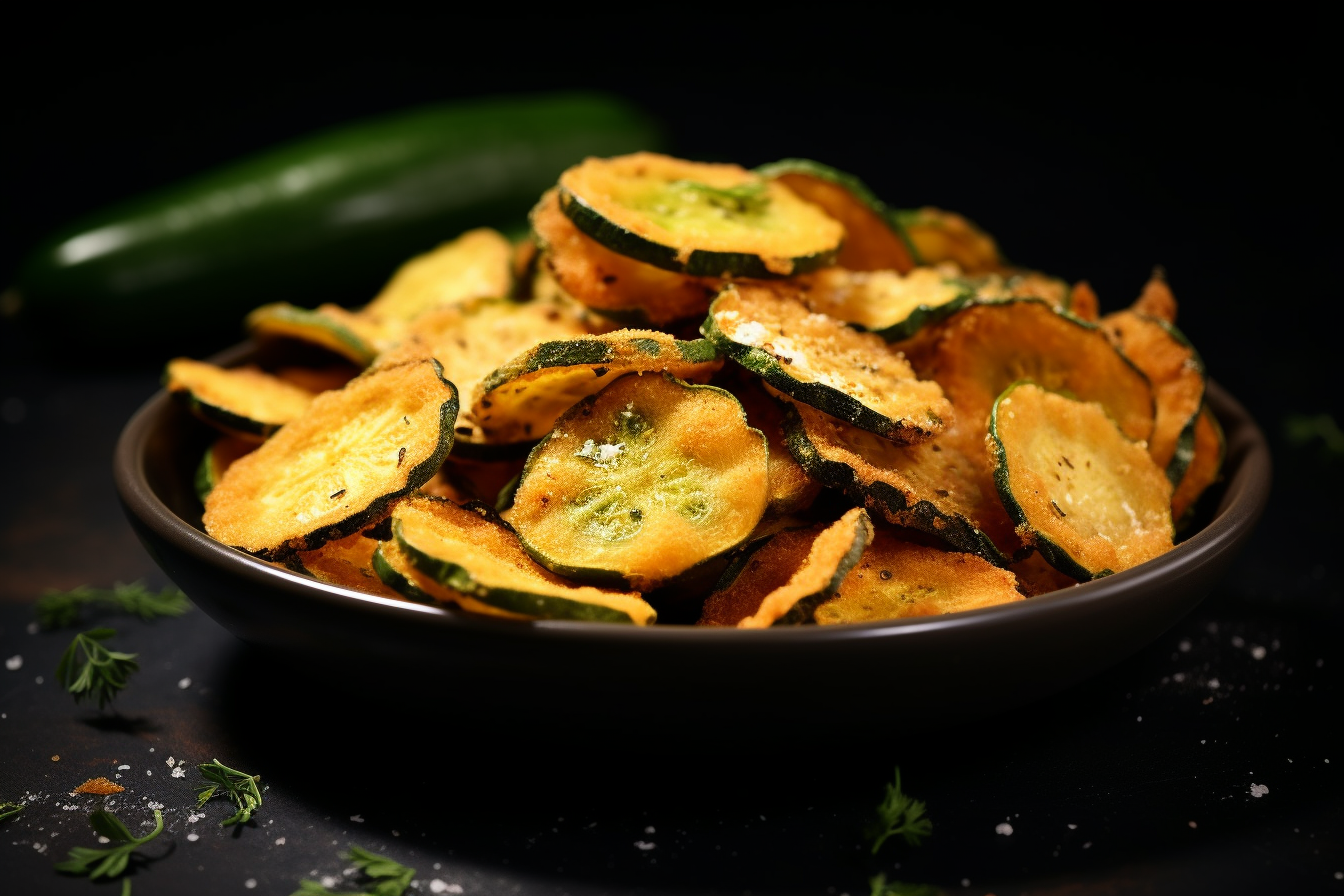 Fried Zucchini Chips Recipe Crunchy Delight in Every Bite