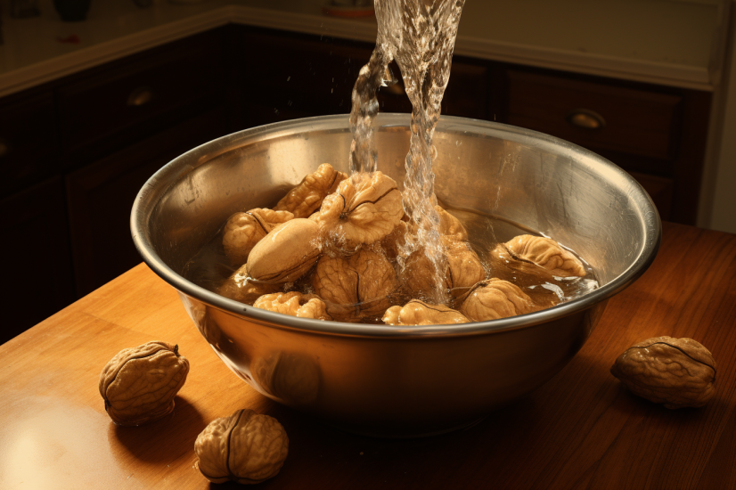 Soaking Walnuts - How to make Honey Glazed Walnuts
