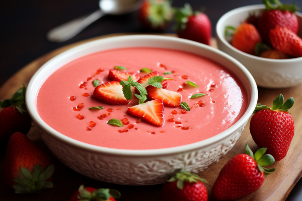 Tips  to store leftover Strawberry Bisque
