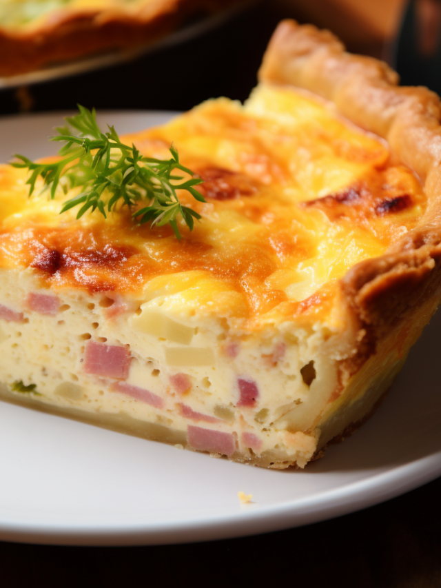 Ham and Swiss Quiche Recipe Beyond the Bayou Blog