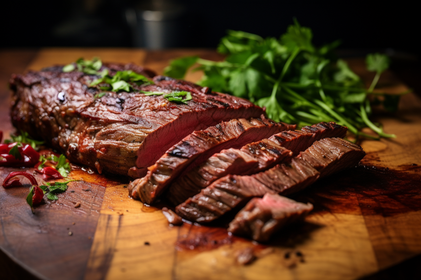cut the meat for carne asada - ideal cut 