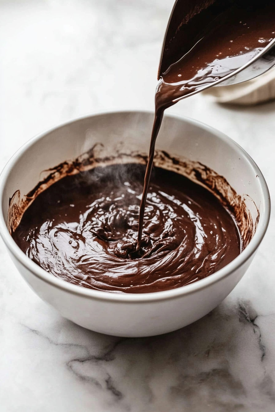 mixing until the batter is smooth