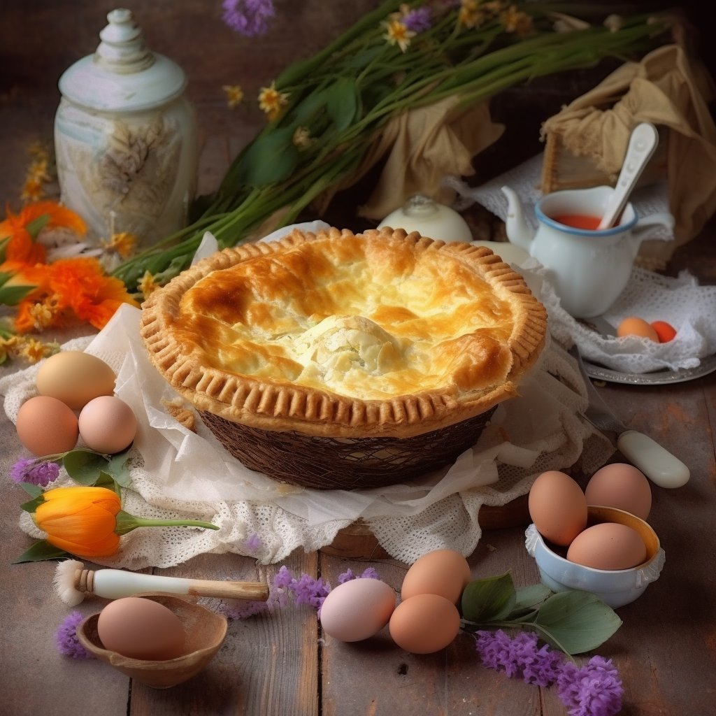 overview of easter pie recipe