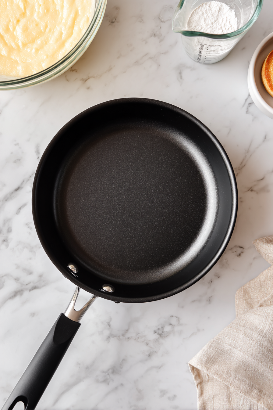 Heat nonstick pan, spray with cooking spray.