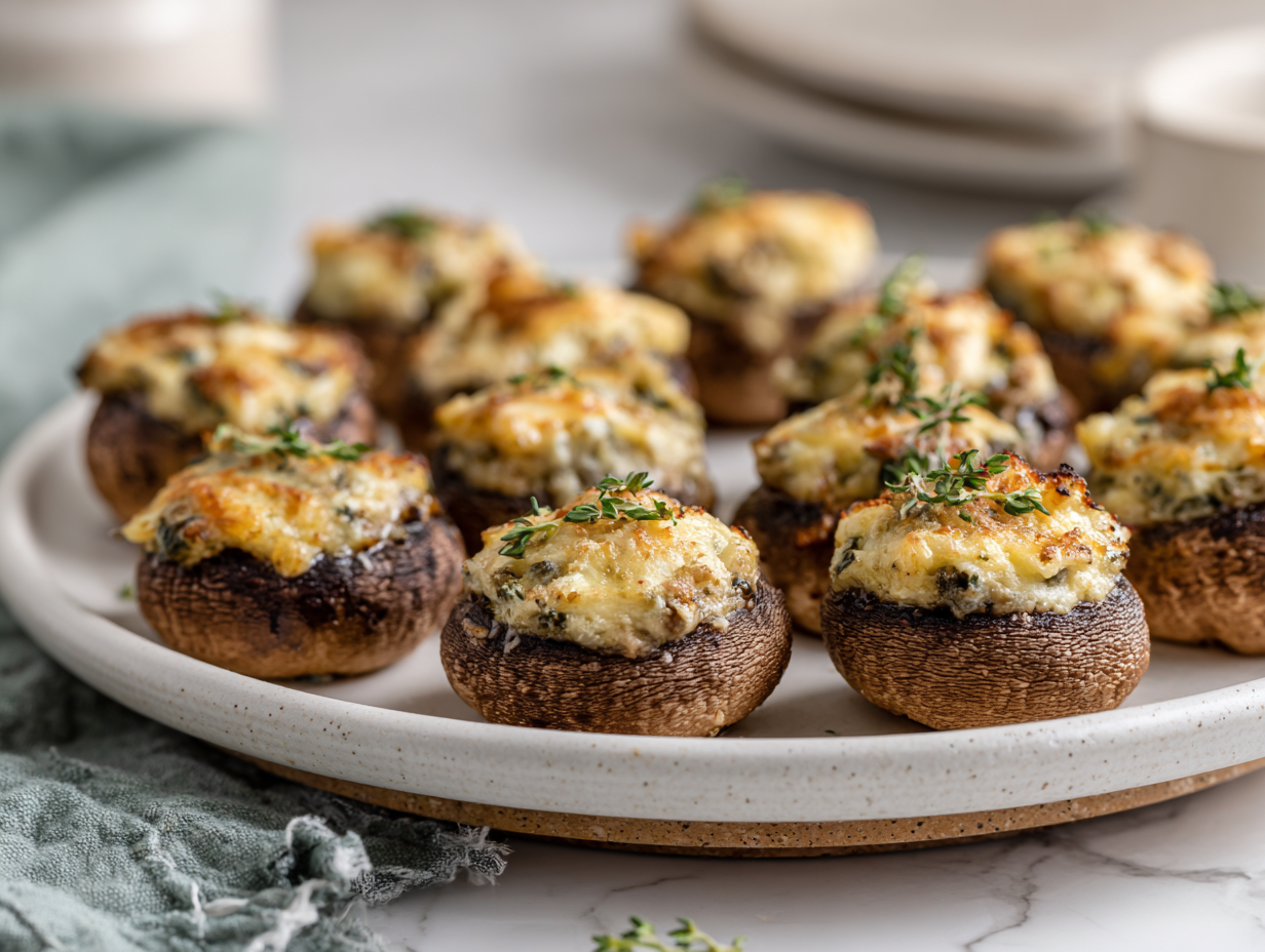 Delicious Stuffed Mushrooms Recipe!