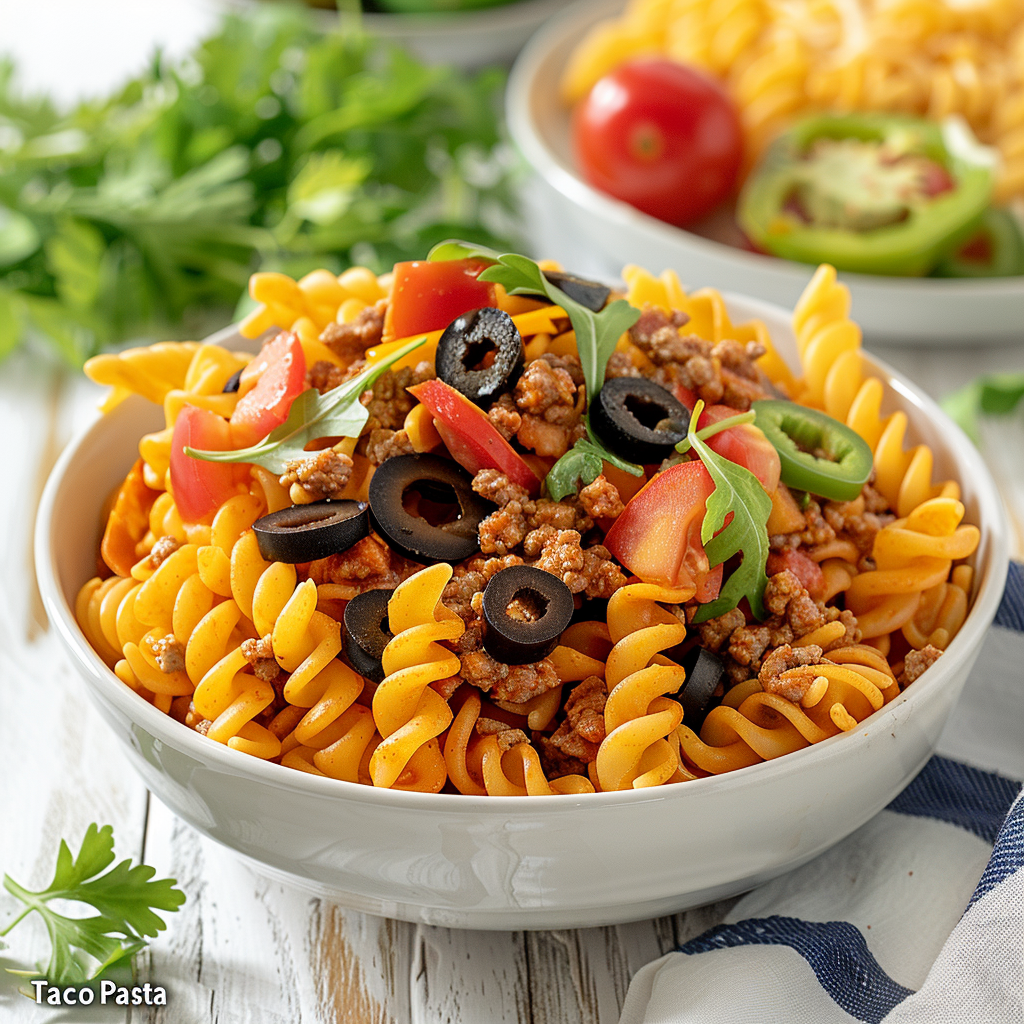 Taco Pasta Recipe "ItalianMexican Blend"
