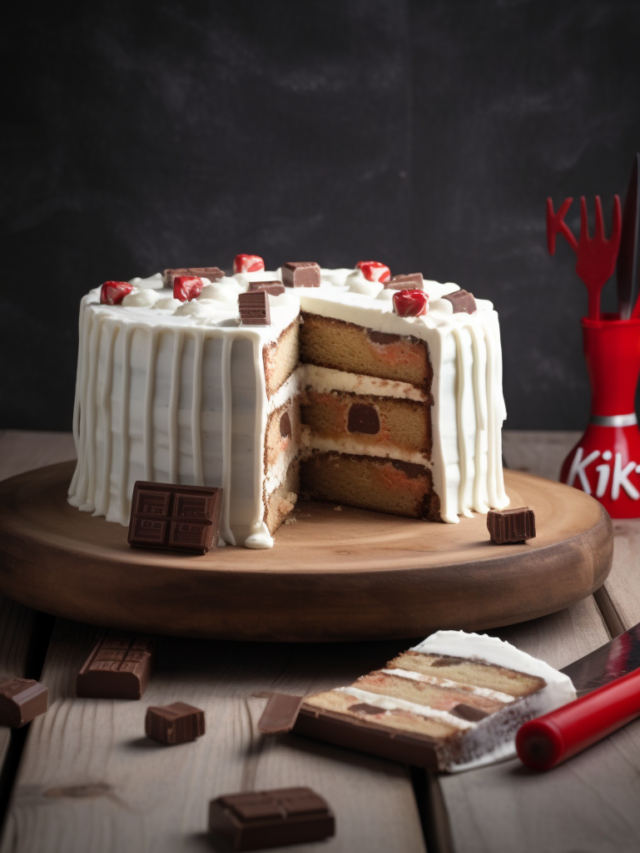 Kit Kat Crunch Cake