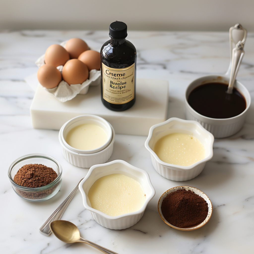 ingredienst for creme brulee recipe