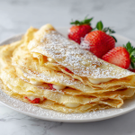 Sweet and Delicious Crepes Recipe!