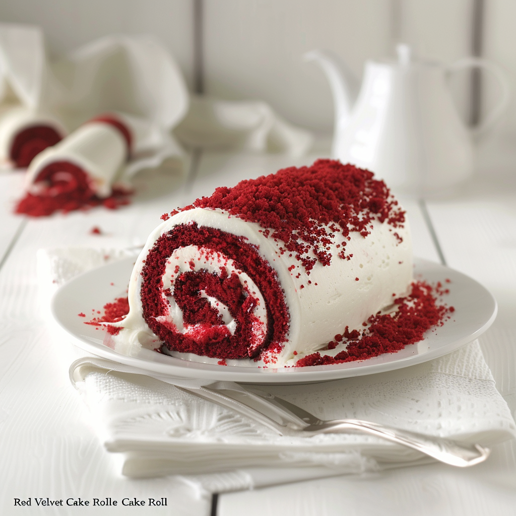 Red Velvet Cake Roll Recipe