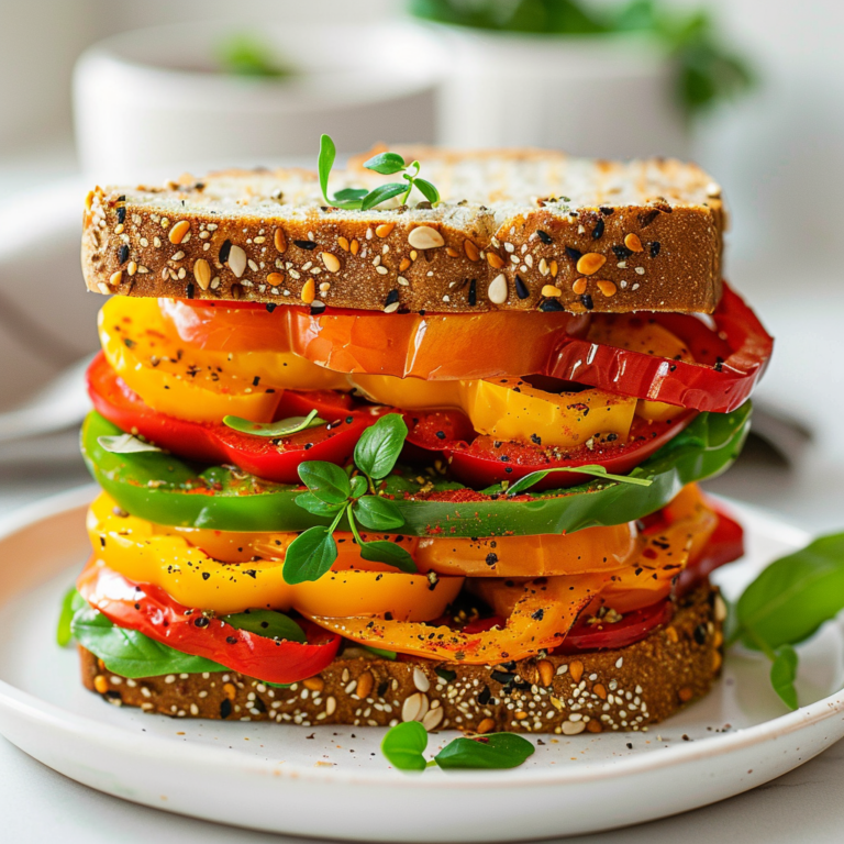 Bell Pepper Sandwich Recipe Flavor-packed Perfection!