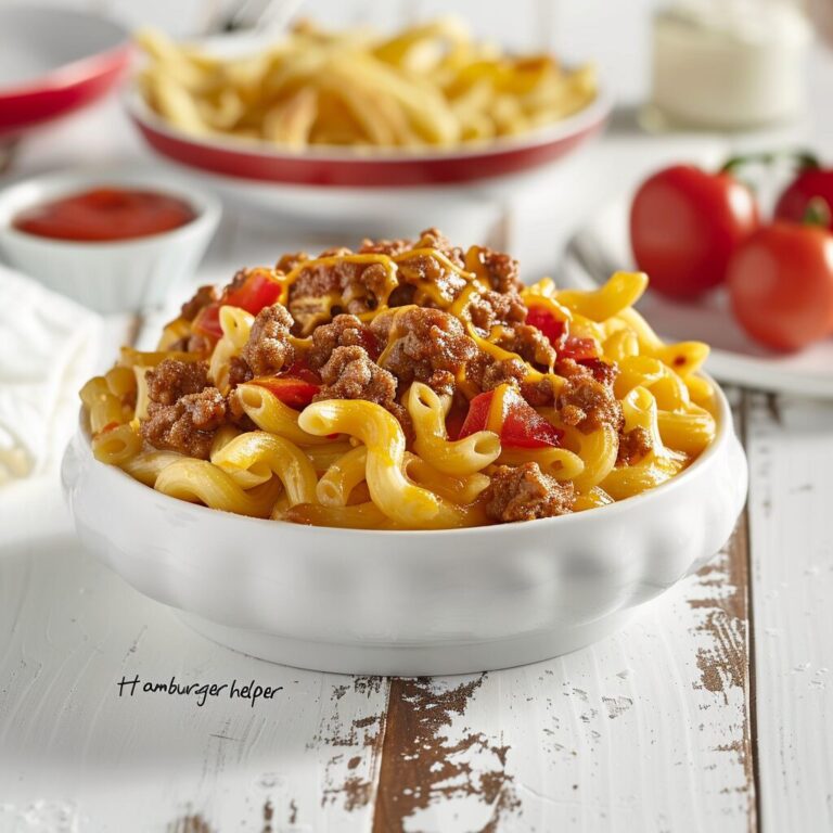 Hamburger Helper Recipe A Cheesy One-Pot Wonder!