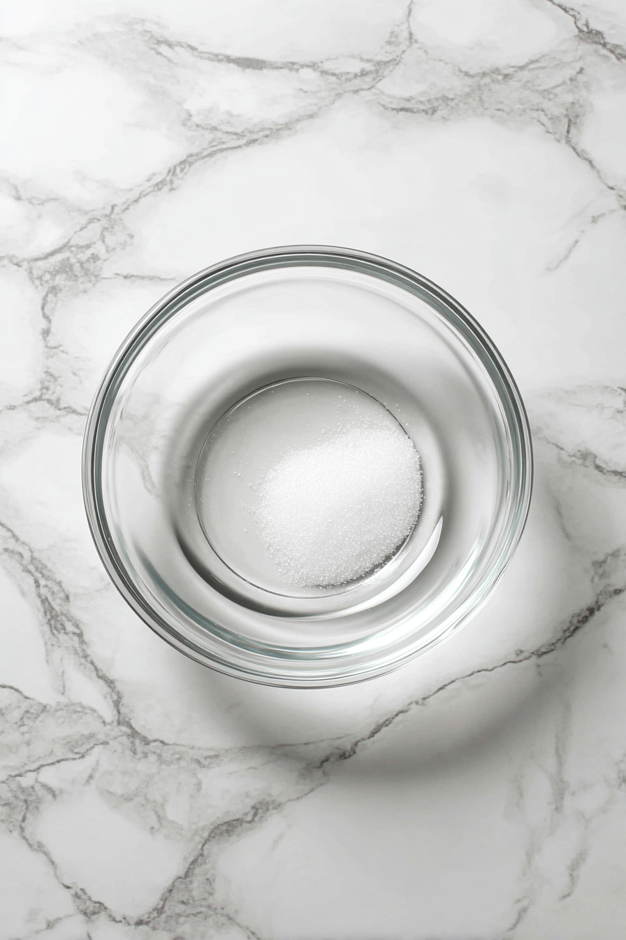 Mix remaining 1 cup water with salt for dampening hands.