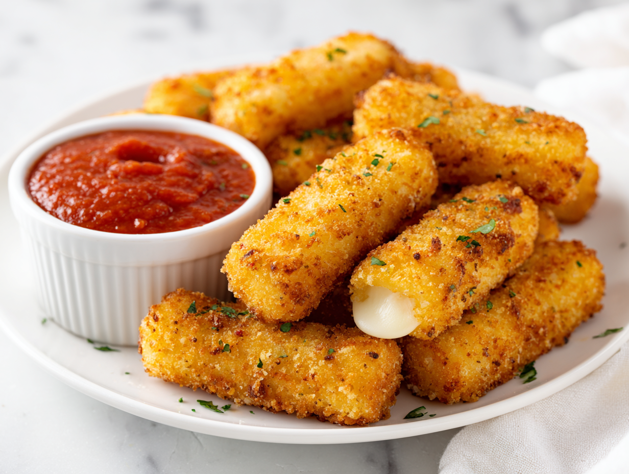 Authentic Mozzarella Sticks Recipe!