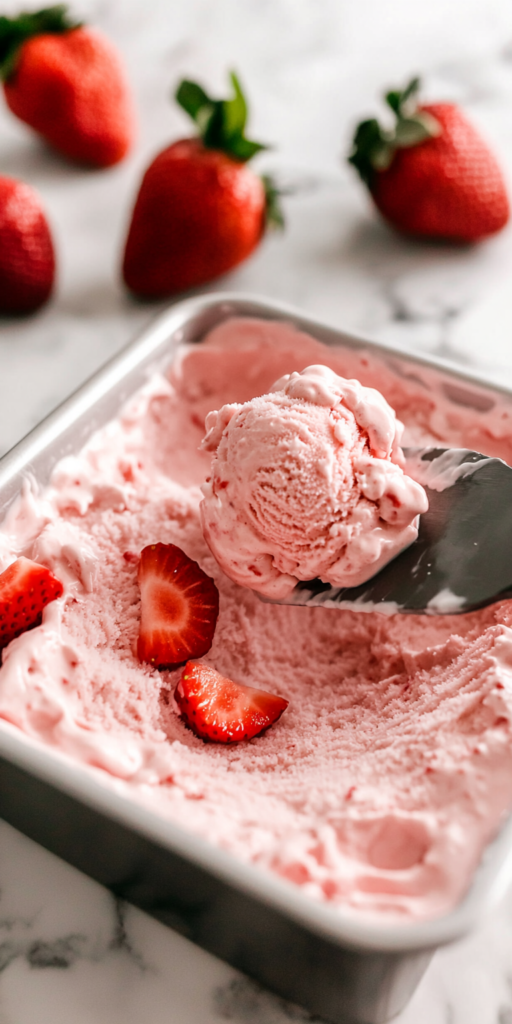 Strawberry Ice Cream Recipe