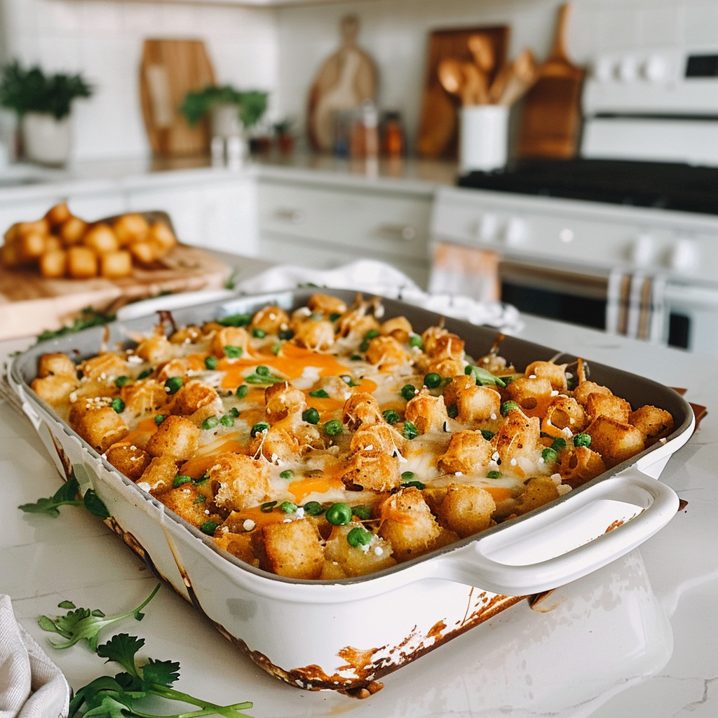 Cheesy Tater Tot Casserole Recipe