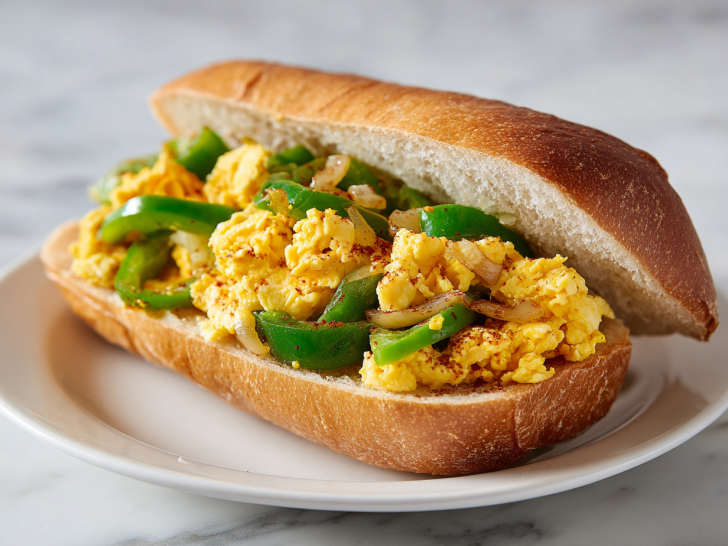 Best Pepper and Egg Sandwich Recipe!