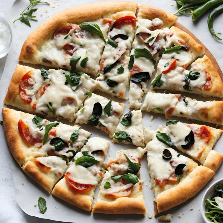 White Pizza Recipe [Creamy Cheeses and Zesty Toppings]