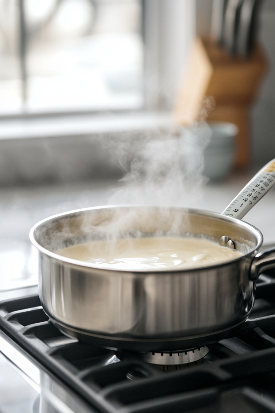 Add the rest of the cream