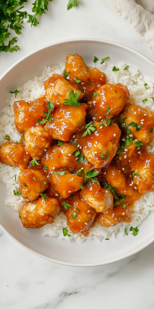 Apricot Chicken Recipe is ready to serve