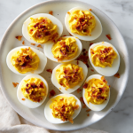 Delicious Mustard Pickled Deviled Eggs Recipe!