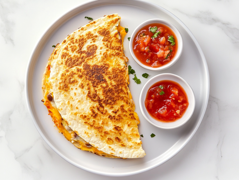 Egg Quesadilla Recipe (Fluffy Delight)1