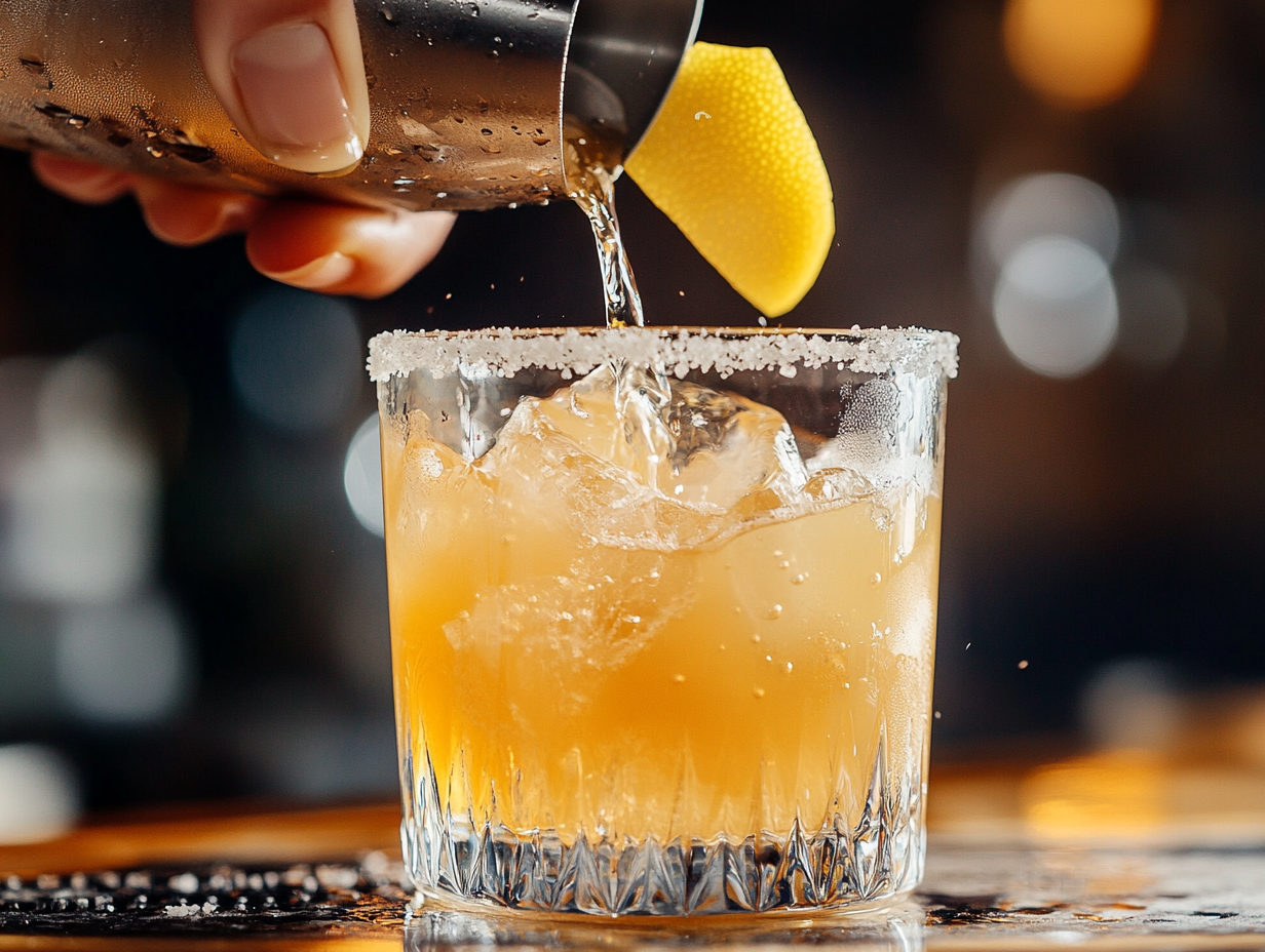 Guava Margarita is ready to serve