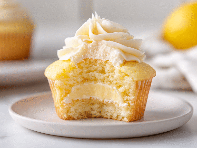 Lemon-Filled Cupcakes Recipe