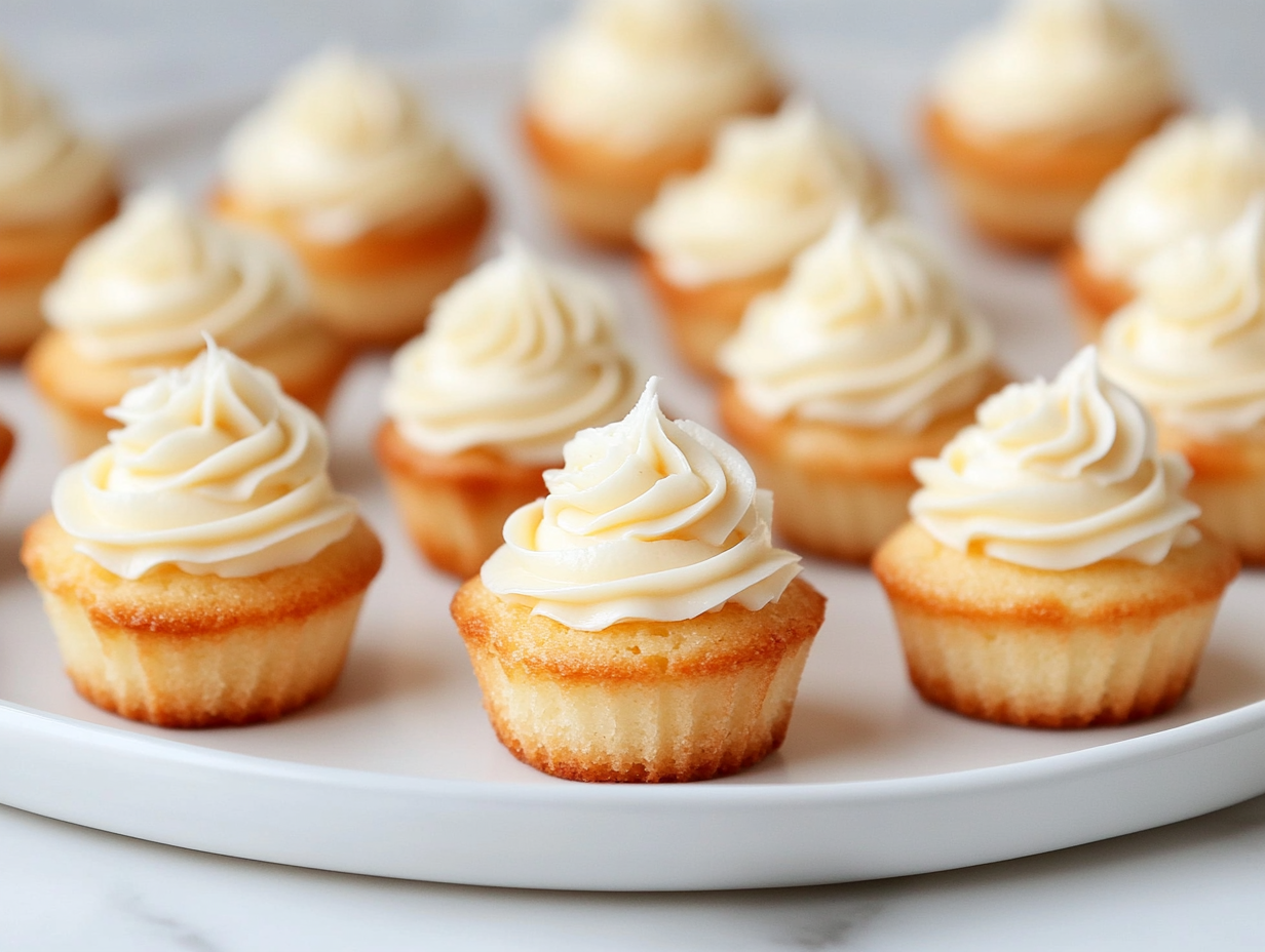 Mini Vanilla Cupcakes Recipe