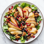 Pear Salad With Pomegranate Seeds Recipe