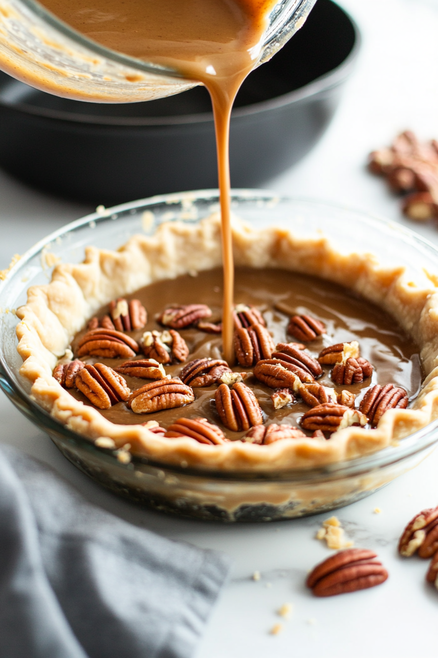 Pour the Batter into the Pie Shell