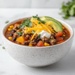 Tex-Mex Taco Soup Recipe