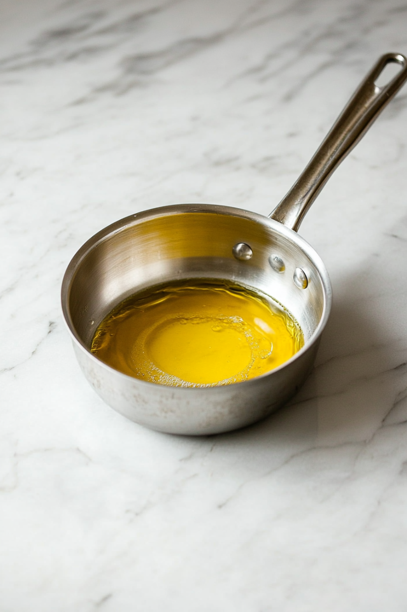 melt the butter over medium heat