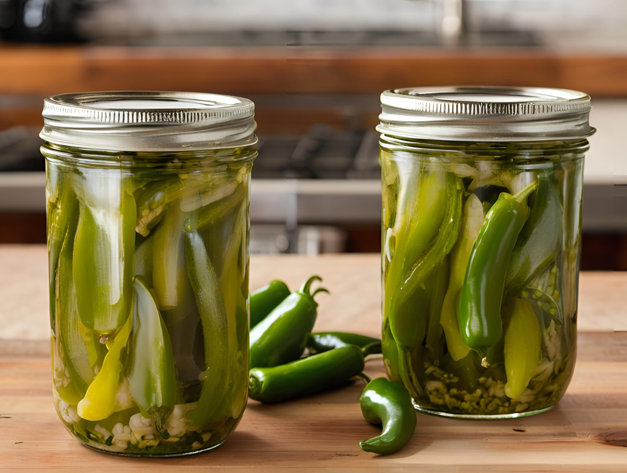 pickled serrano peppers