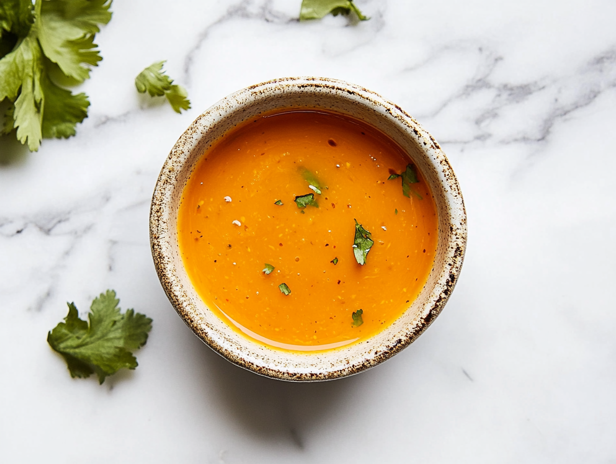 the image shows Pineapple Habanero Sauce is ready