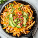 Chicken Tinga Cheese Fries Recipe