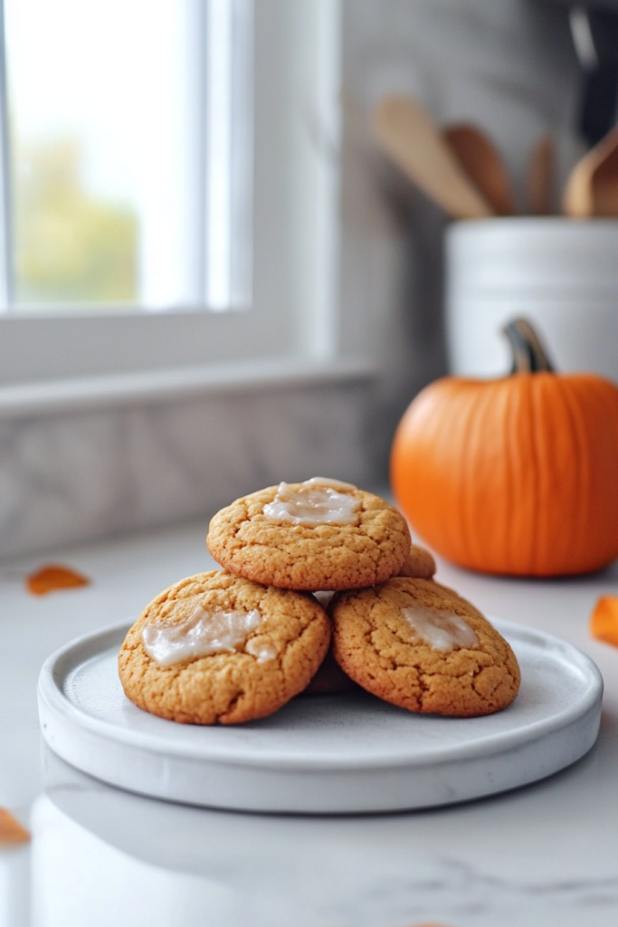 Iced Pumpkin Cookies